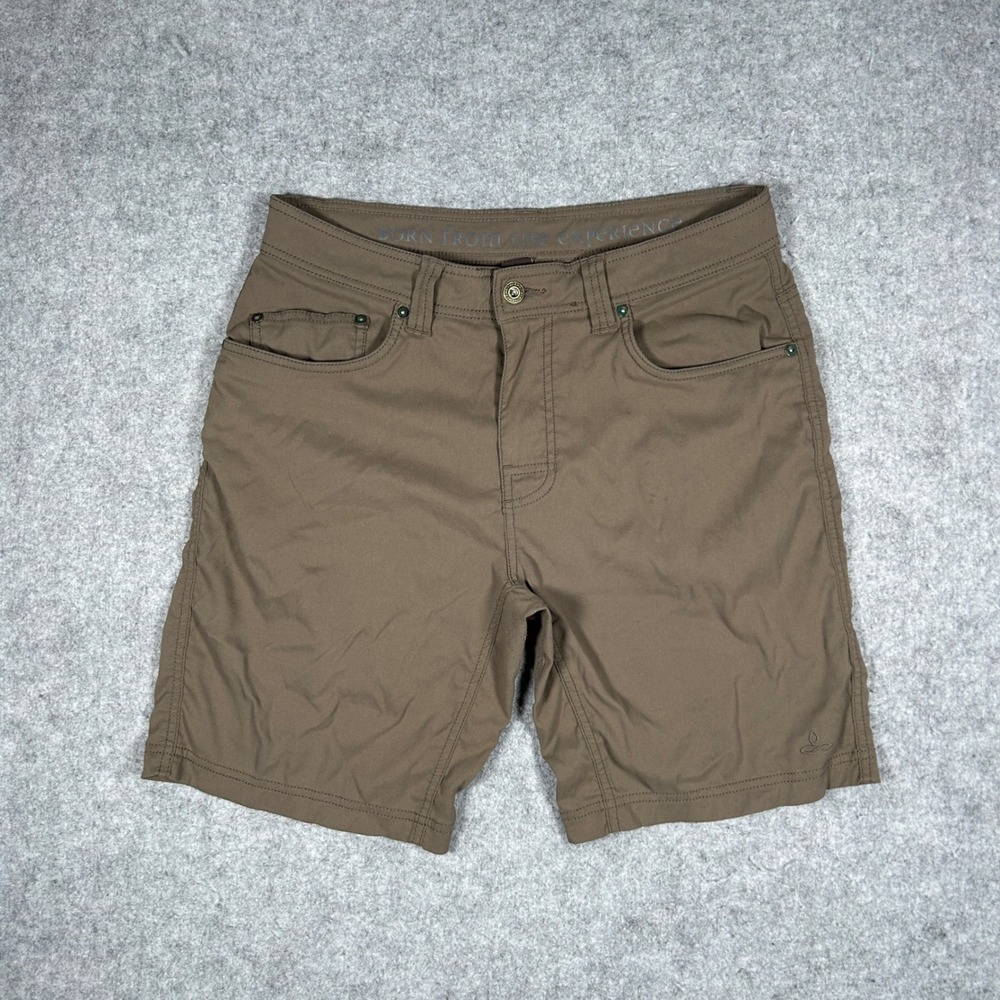 Prana Shorts Mens 31 Brown Zion Stretch Breathable Hiking Outdoor Active Casual